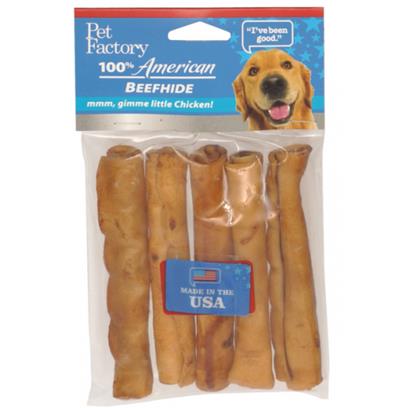 Pet Factory USA Beef Flavored Chip Rolls Dog Treats