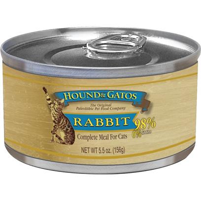 Buy Hound and Gatos American Rabbit Canned Cat Food Online PetCareRx