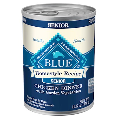 Blue Buffalo Homestyle Senior Dinner Chicken with Garden Vegetables and Brown Rice Canned Dog Food