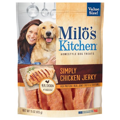 Milo's Kitchen Grain Free Simply Chicken Jerky Dog Treats