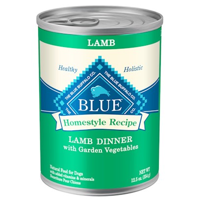 Blue Buffalo Homestyle Recipe Lamb Dinner with Garden Vegetables and Brown Rice Canned Dog Food