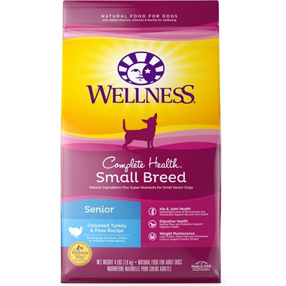 Photos - Dog Food Wellness Complete Health Natural Small Breed Senior Health Recipe Dry Dog 