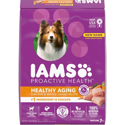 Photos - Dog Food IAMS Proactive Health Mature Adult Dry  29.1-lb 