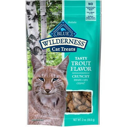 Blue Buffalo Wilderness Grain Free Trout Crunchy Cat Treats