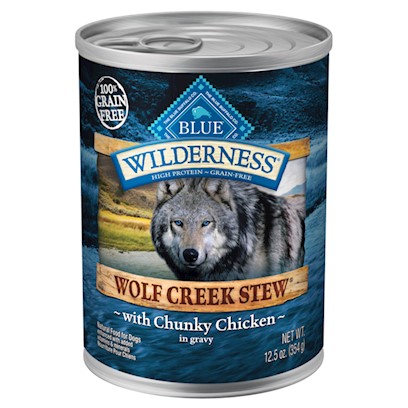 Photos - Dog Food Blue Buffalo Wilderness Wolf Creek Stew Chunky Chicken Stew Canned Dog Foo 