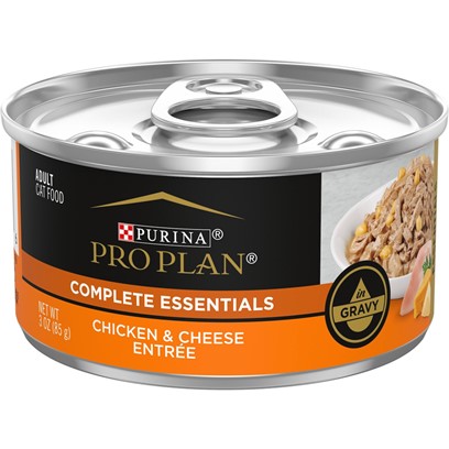 Purina Pro Plan Savor Adult Chicken and Cheese Entree in Gravy Canned Cat Food