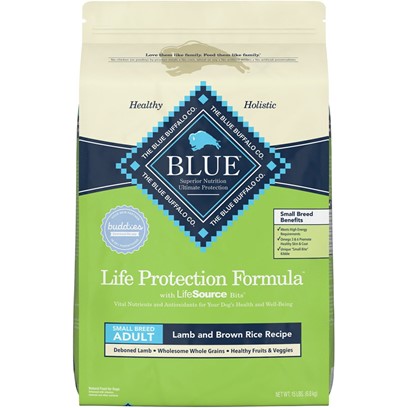Blue Buffalo Life Protection Small Breed Adult Lamb and Brown Rice Recipe Dry Dog Food