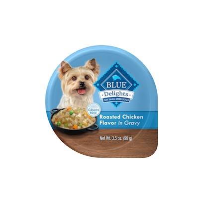 Blue Buffalo Divine Delights Small Breed Rotisserie Chicken in Gravy Dog Food Cup