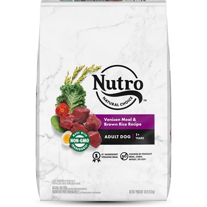 Nutro Wholesome Essentials Adult Venison Meal and Brown Rice Dry Dog Food