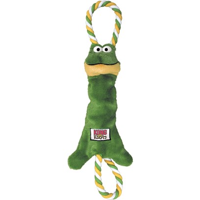 KONG Tugger Knot Med/Lg Frog Dog Toy