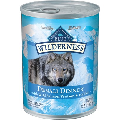 Blue Buffalo Wilderness Grain Free Denali Dinner with Salmon, Venison and Halibut Canned Dog Food