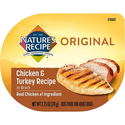 Nature's Recipe Chicken and Turkey in Broth Wet Dog Food