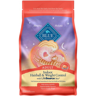 Blue Buffalo Indoor Hairball and Weight Control Chicken and Brown Rice Recipe Dry Cat Food