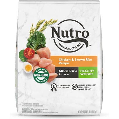 Photos - Dog Food Nutro Natural Choice Adult Healthy Weight Chicken & Brown Rice Dry  30-lb 