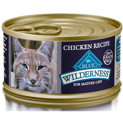 Blue Buffalo Wilderness Grain Free Mature Recipe Canned Cat Food