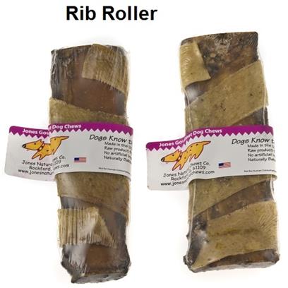 Jones Natural Chews Beef Rib Roller Dog Treat