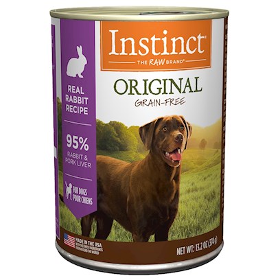 Photos - Dog Food Natures Variety Nature's Variety Instinct Grain-Free Rabbit Formula Canned  13.2-o 