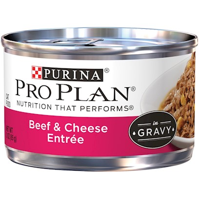 Purina Pro Plan Savor Adult Beef and Cheese Entree in Gravy Canned Cat Food