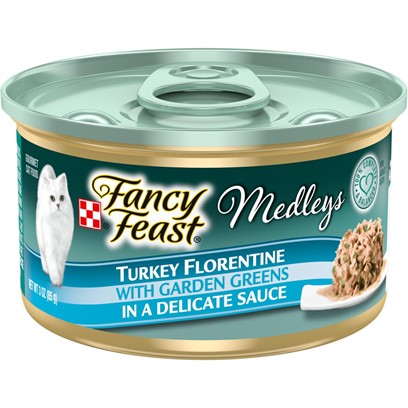 Fancy Feast Elegant Medleys Turkey Florentine Canned Cat Food