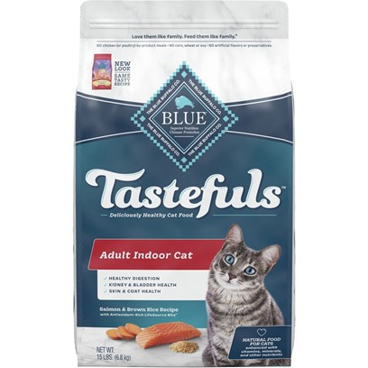 Blue Buffalo Indoor Health Salmon and Brown Rice Adult Recipe Dry Cat Food
