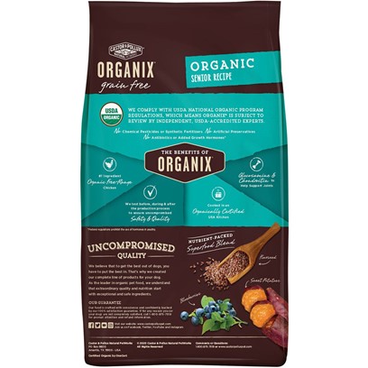 Buy Castor and Pollux Organix Grain Free Organic Senior Dry Dog Food ...