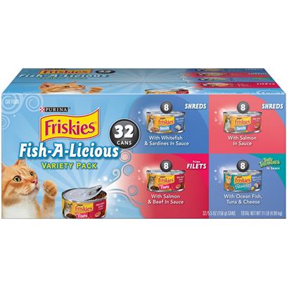 Buy Friskies Fish A Licious Variety Pack Canned Cat Food Online