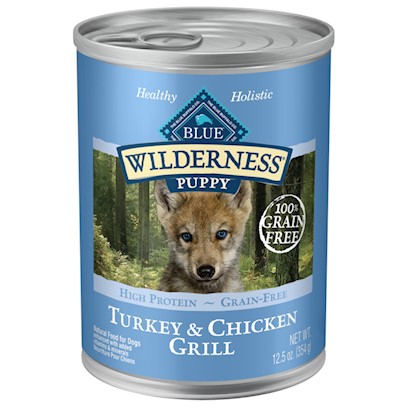 Blue Buffalo Wilderness Turkey and Chicken Grill Puppy Canned Dog Food
