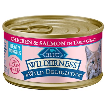 Blue Buffalo Wilderness Wild Delights Salmon Canned Cat Food