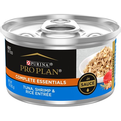 Purina Pro Plan Savor Adult Tuna, Shrimp and Rice in Sauce Entree Canned Cat Food