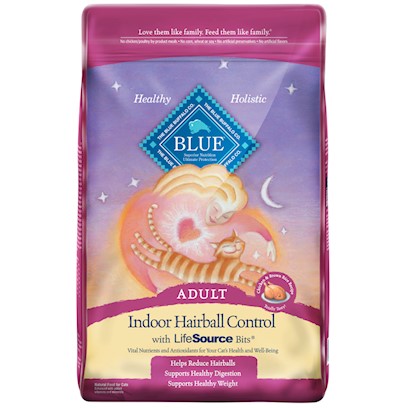 Blue Buffalo Indoor Hairball Control Chicken and Brown Rice Recipe Dry Cat Food