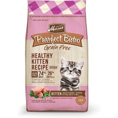 Merrick Purrfect Bistro Healthy Kitten Grain Free Dry Cat Food