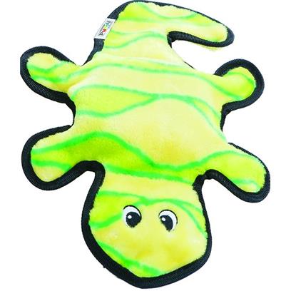 Outward Hound Invincibles Gecko Yellow/Green Squeaky Dog Toy