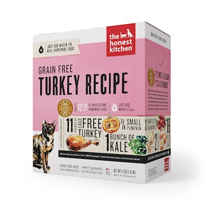 The Honest Kitchen Grain Free Turkey Recipe Dehydrated Cat Food