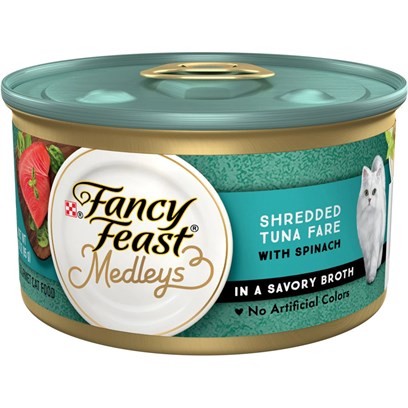 Fancy Feast Medleys Shredded Tuna Fare Canned Cat Food
