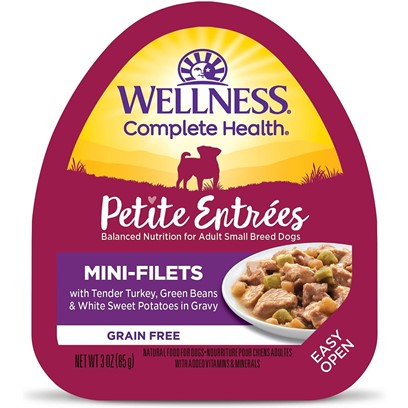 Photos - Dog Food Wellness Petite Entrees Mini-Filets Grain Free Tender Turkey Recipe Wet Do 