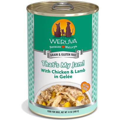 Photos - Dog Food Weruva Thats My Jam Chicken and Lamb in Gelee Canned  14-oz, case 