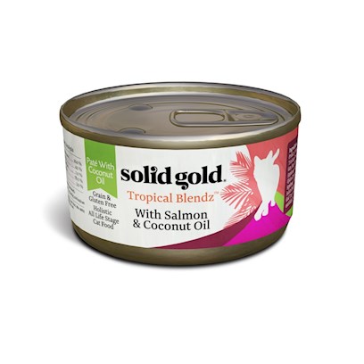 Solid Gold Tropical Blendz Grain Free Pate with Salmon & Coconut Oil Canned Cat Food