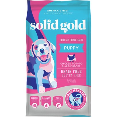 Solid Gold Love at First Bark Grain Free Puppy Recipe with Chicken, Potato & Apples Dry Dog Food
