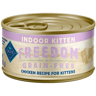 Blue Buffalo Freedom Grain Free Chicken Recipe Indoor Kitten Canned Cat Food