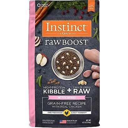 Nature's Variety Instinct Raw Boost Toy Breed Grain Free Recipe with Real Chicken Natural Dry Dog Food