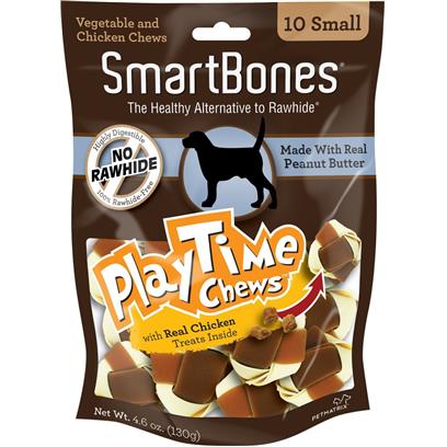 SmartBones PlayTime Small Peanut Butter Chews Dog Treats