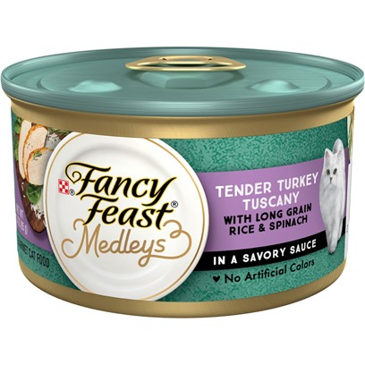 Fancy Feast Elegant Medleys Tender Turkey Tuscany Canned Cat Food