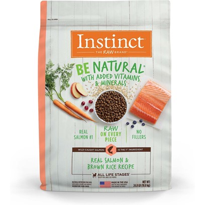 Photos - Dog Food Natures Variety Nature's Variety Instinct Be Natural Salmon & Brown Rice Recipe Dry Dog Fo 