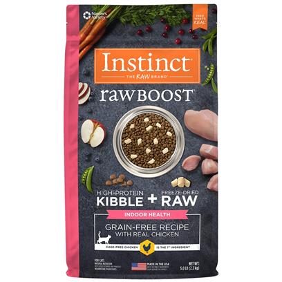 Nature's Variety Instinct Raw Boost Indoor Health Grain Free Recipe with Real Chicken Natural Dry Cat Food