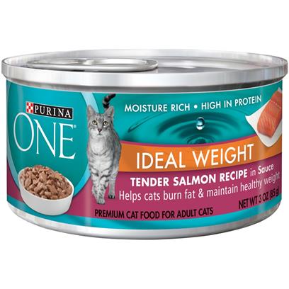 Buy Purina One Ideal Weight Tender Salmon In Sauce Canned Cat Food Online Petcarerx