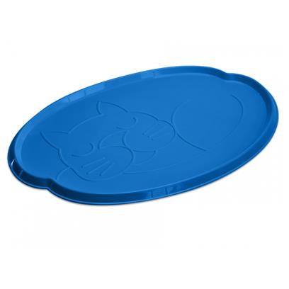 Van Ness Cat Dinner Mat with Rimmed Sides (Actual color may vary)