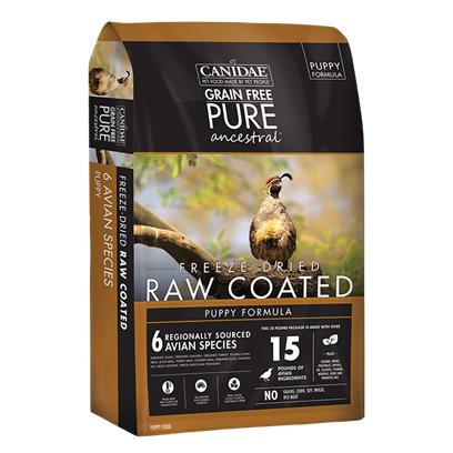 Canidae pure ancestral raw coated 2025 red meat dry dog food