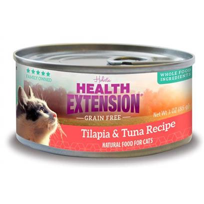 Health Extension Grain Free Tilapia and Tuna Recipe Canned Cat Food