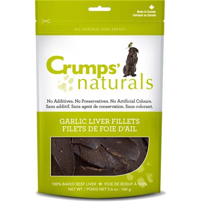 Crumps Naturals Garlic Liver Dog Treats