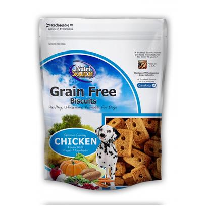 NutriSource Grain Free Chicken Biscuits Dog Treats